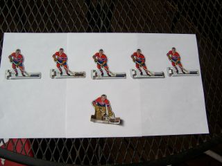 Set Of 6 Players - Montreal Canadians - For The 1960 