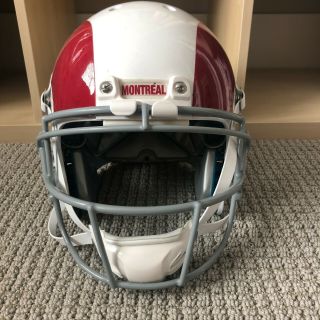 Montreal Alouettes 2018 Wings Style CFL Game Football Helmet 4