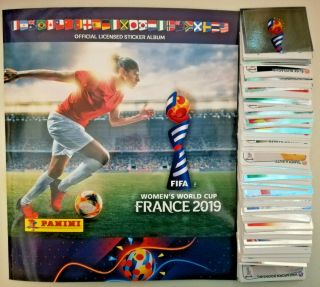 Panini Fifa Womens World Cup 2019 France Complete 480 Stickers,  Official Album