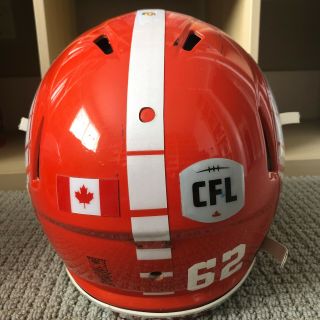 BC Lions CFL Game Football Helmet Cody Husband 2016 4