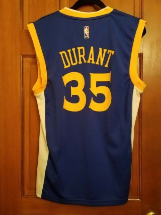 KEVIN DURANT GOLDEN STATE WARRIORS SWINGMAN JERSEY SIZE MENS SMALL Adidas 2