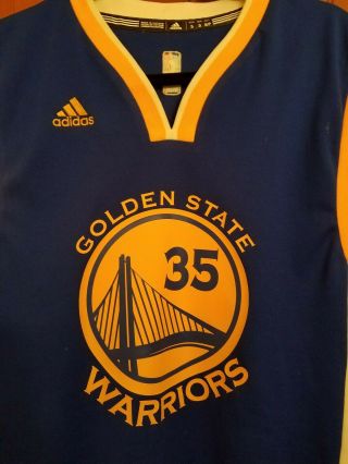 KEVIN DURANT GOLDEN STATE WARRIORS SWINGMAN JERSEY SIZE MENS SMALL Adidas 3