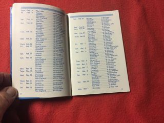 1973 - 74 WHA World Hockey Association Hockey Schedule and First Year Statistics 4
