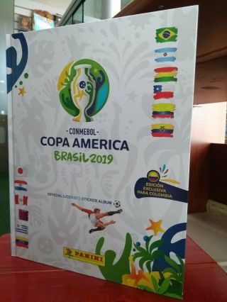 Copa America 2019 Hard Cover Album,  Complete Stickers Set PANINI 3