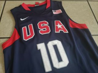 Kobe Bryant Nike Usa Authentic Jersey Size L 2008 Beijing Olympics