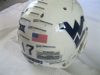 Schutt Full Size Heavy Duty West Virginia,  Big 12,  Ncaa College Football Helmet
