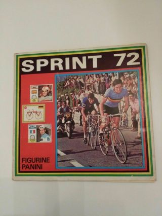 1972 Panini Sprint 72 Cycling Stickers & Cards Album With 164/250