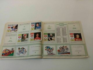 1972 Panini Sprint 72 cycling stickers & cards album with 164/250 6