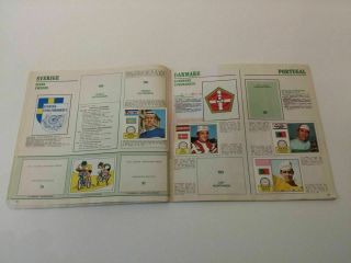 1972 Panini Sprint 72 cycling stickers & cards album with 164/250 8
