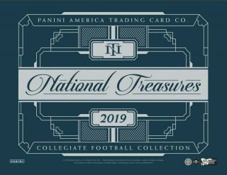 A.  J.  Brown 2019 National Treasures College 4box Player Case Break 1