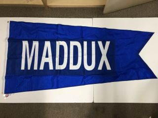 Greg Maddux 300 Cubs Certified Authentic Flag Flown Over Wrigley Field