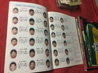 1986 Japan Ice Hockey League Hockey Media Guide 3
