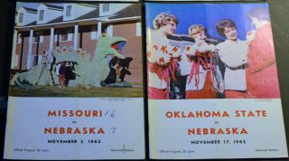 1962 Nebraska Cornhuskers Vintage Football Program EX - Complete Set of 6 4