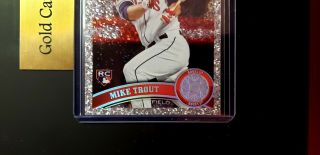 2011 TOPPS UPDATE DIAMOND ANNIVERSARY US175 MIKE TROUT ANGELS RC ROOKIE 4