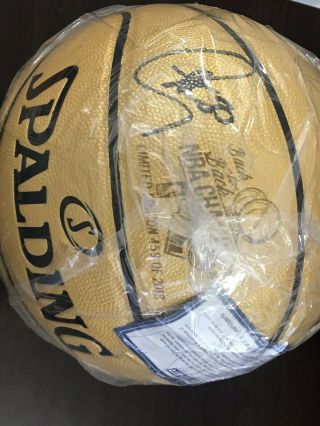 Stephen Curry Signed Autographed Spalding Basketball.  Limited Edition