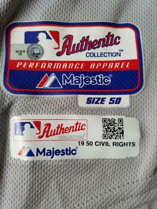 CHRIS DAVIS BALTIMORE ORIOLES TEAM ISSUED JERSEY 2014 CIVIL RIGHTS GAME 3