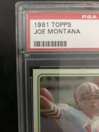 1981 Topps Joe Montana Rookie PSA 10☘️ (POP 104,  And Only 1 Owner)  5