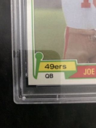 1981 Topps Joe Montana Rookie PSA 10☘️ (POP 104,  And Only 1 Owner)  6