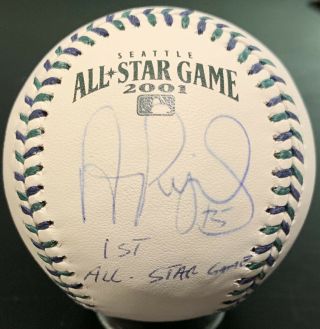 Albert Pujols Autographed Signed 2001 All Star Game Baseball Insc 1st Asg