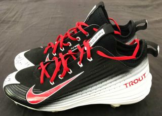 2014 Mike Trout Game - Nike Flywire Autographed Cleats AUTO,  LOA (PWCC) 2