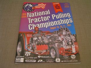 1994 28th National Tractor Pulling Championships Bowling Green Ohio Ntpc Program