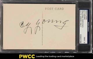 Cy Young Signed Autographed Postcard Auto Psa/dna 9 (pwcc)