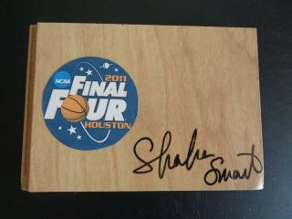 Shaka Smart Signed Vcu Rams Basketball Floor Tile 2011 Final Four Coach Ncaa