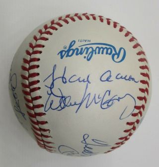 Mickey Mantle / Ted Williams,  9 Signed / Autographed 500 Home Run Baseball JSA 6