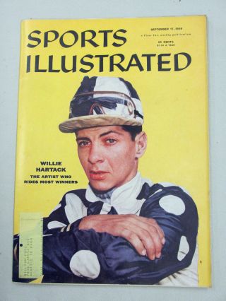 Sports Illustrated 1956 September 17 Willie Hartack Horse Racing Jockey