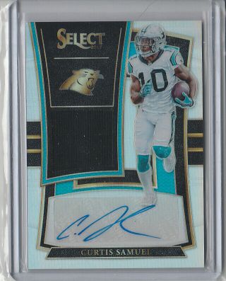 2017 Select Rookie Year Jersey Auto Curtis Samuel