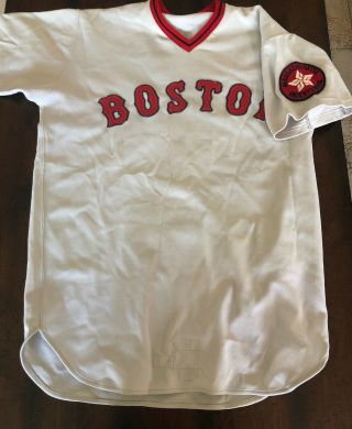 1974 Boston Red Sox Game Worn/ Issued Jersey With Bicentennial Patch