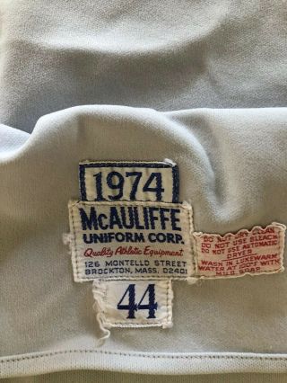 1974 BOSTON RED SOX GAME WORN/ ISSUED JERSEY With Bicentennial Patch 3