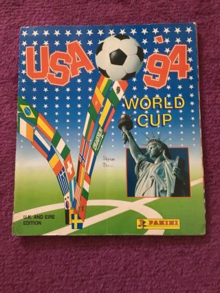 Usa 1994 World Cup Wc Wm 94 100 Complete Album Panini