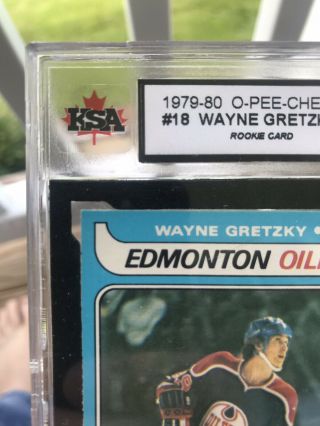 1979 O - Pee - Chee Wayne Gretzky Rookie 18 Ksa 9.  5 6
