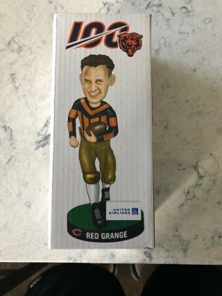 Red Grange Bobblehead — Rare Collectible — Good Quality — Chicago Bears