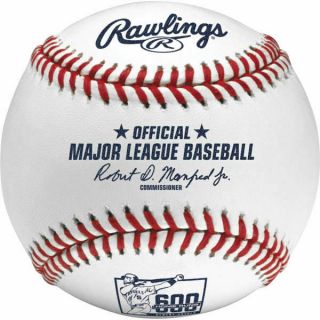 Rawlings 2017 Albert Pujols 600th Career Home Run Logo Game Baseball - Boxed