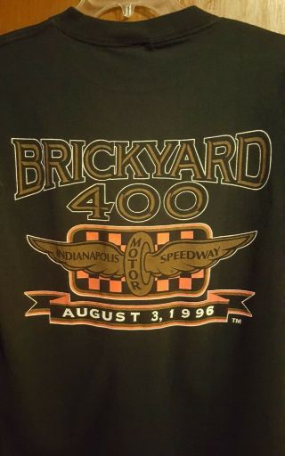 Vintage 1996 Brickyard 400 Indianapolis Motor Speedway T Shirt Men 
