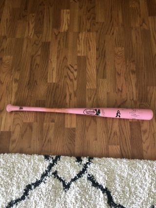 Grady Sizemore Game Hr Bat,  Mother’s Day,  Cleveland Indians,  Mlb Auth