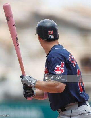Grady Sizemore Game HR Bat,  Mother’s Day,  Cleveland Indians,  MLB Auth 8