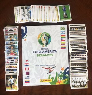 Panini Copa America 2019 Album,  400 Stickers (complete Set)