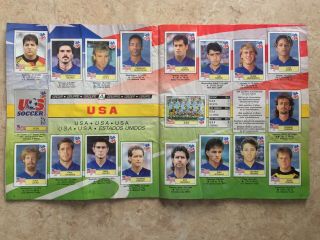 Panini 1994 USA World Cup Album 100 Complete - VG/VG (G) 4