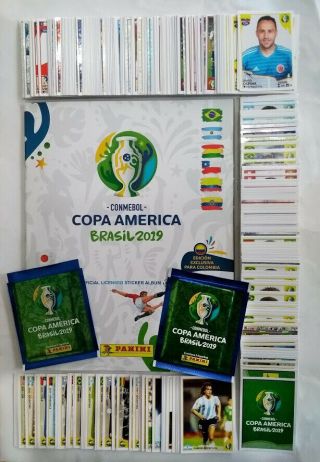 Copa America 2019 Album,  Complete Stickers Set Panini