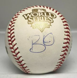 Brian Wilson Signed 2010 World Series Baseball Mlb Hologram San Francisco Giants