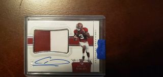 2018 National Treasures Calvin Ridley Rpa Rc Rookie Patch Auto 12/99