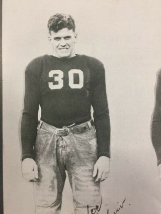 Ohio State Buckeyes All - American Wes Fesler Autographed 1929 Football Program 4