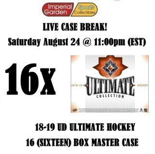 18 - 19 Ud Ultimate 16 (sixteen) Box Case Break 1396 - Edmonton Oilers