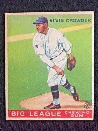 Alvin Crowder - - 1933 Goudey 95 - Washington Senators