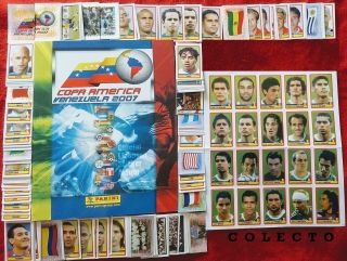 Made Italy Panini Copa America 2007 Complete Set Sticker Album Mexico