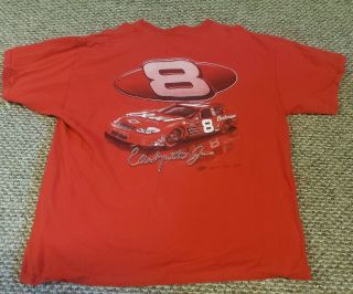 Vintage Nascar Dale Earnhardt Jr Shirt Size Large.  8 Budweiser Racing