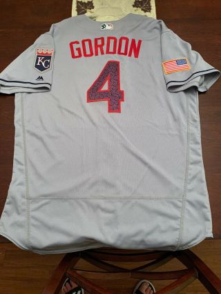 Alex Gordon Game 2016 Fourth Of July Jersey One Of A Kind Mlb